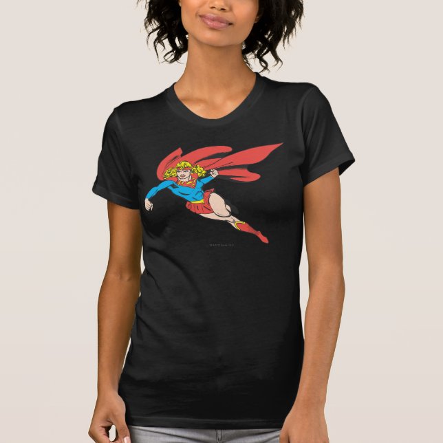 Camiseta Pulos e perfuradores de Supergirl (Frente)