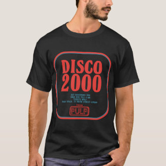 Camiseta Pulp - Disco 2000 - Vermelho e Azul