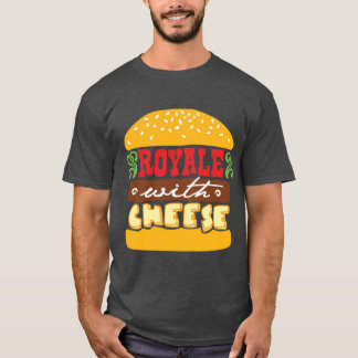 Camiseta Pulp Fiction Royale com presente de queijo