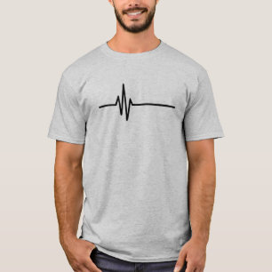 Camiseta Pulsação do coração do pulso da freqüência