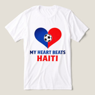 Camiseta Pulsação do Futebol Haitiano  Haiti é meu Coração