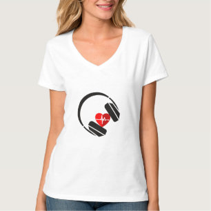 Camiseta Pulsação dos Auscultadores