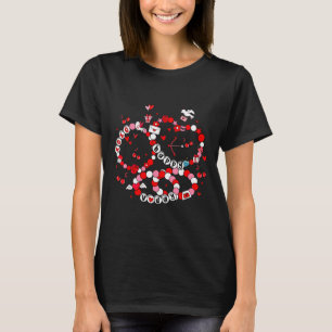 Camiseta Pulse Feliz Xoxo V-dia Pulseiras de Amizade Gi