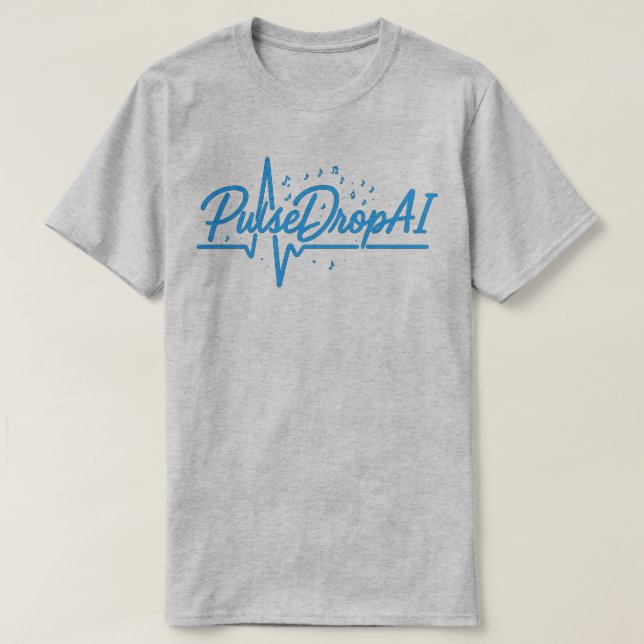 Camiseta PulseDropAI – Acessórios Lo-Fi para Sonhadores e C (Frente do Design)