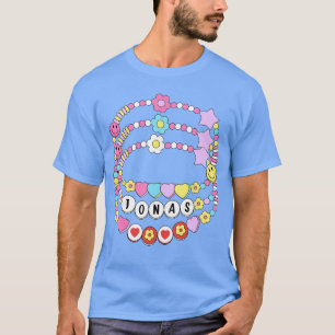 Camiseta Pulseira da Amizade Personalizada com Primeiro Nom