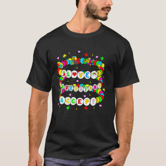 Camiseta Pulseira de Amizade Autismo Amor Aceitar Entender