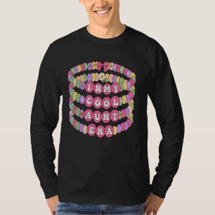 Camiseta Pulseira de Amizade da Minha Era de Tia Legal Melh