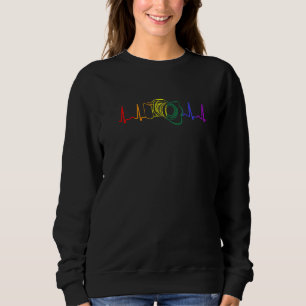 Camiseta Pulso da Câmera Fotografia Arco-Íris Lgbtq Fotogra
