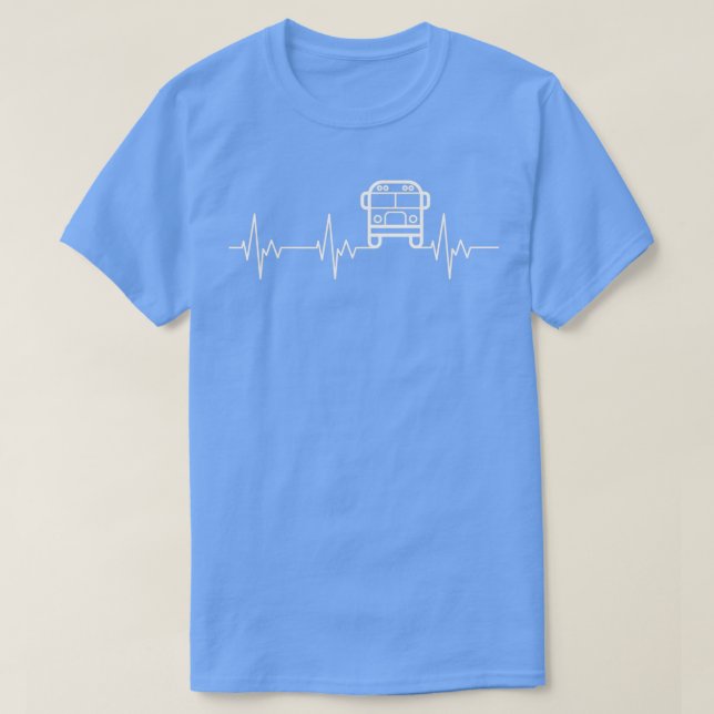 Camiseta Pulso de Barramento Escolar 1 (Frente do Design)