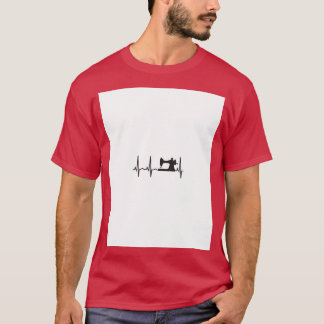 Camiseta pulso de costura6 Saia gráfica