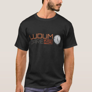 Camiseta Pulso de disparo brilhante do desafio de Ludum