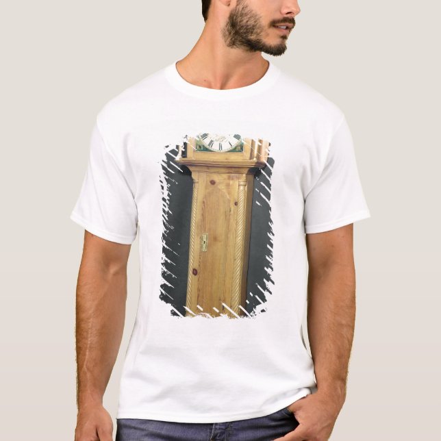 Camiseta pulso de disparo do Longo-caso, com pintura do (Frente)