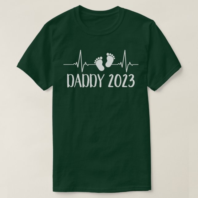 Camiseta pulso de frequência do pai 2023 (Frente do Design)