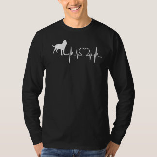 Camiseta Pulso de sangue do cão do santo Hubert