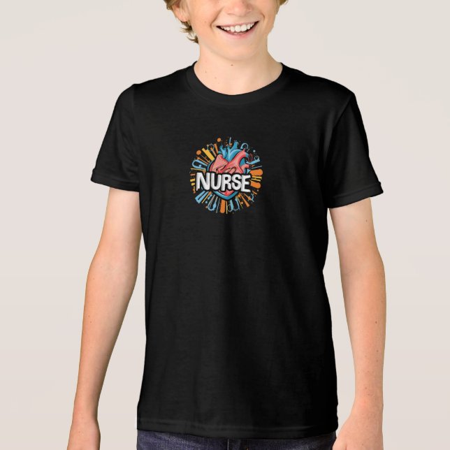 Camiseta Pulso de uma Enfermeira (Frente)