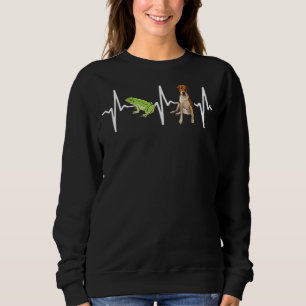 Camiseta Pulso do Retriever Preto do Sapo de Árvore Verde