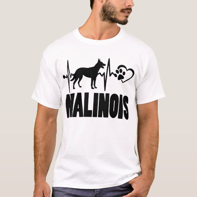Camiseta Pulso - Malinois Belga - Melhor Amigo do Cachorro (Frente)