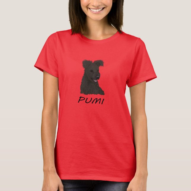 Camiseta Pumi cão (Frente)