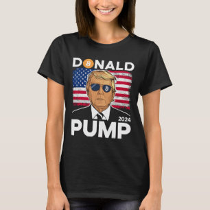 Camiseta Pump Bitmoney Funny Trump 2024 Crypto