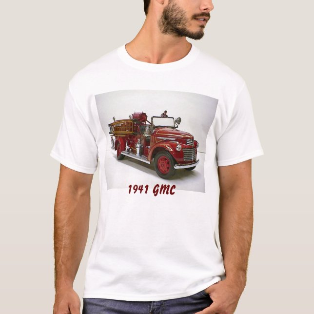 Camiseta Pumper 1941 da viatura de incêndio de GMC (Frente)