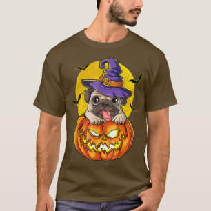 Camiseta Pumpkin Assustador Feiticeiro Engraçado Feitiço Am