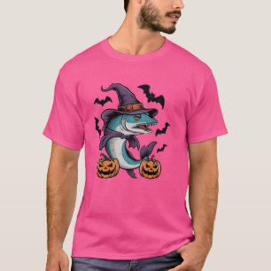 Camiseta Pumpkin Bat Witume Costume Barracuda Fish Hallowee