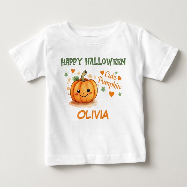 Camiseta Pumpkin Bonito de Halloween (Frente)