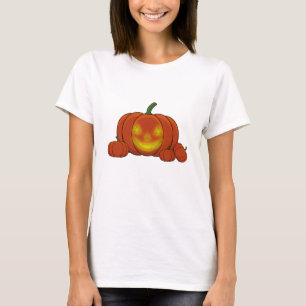 Camiseta Pumpkin brilhante Jack-o'-Lanterna