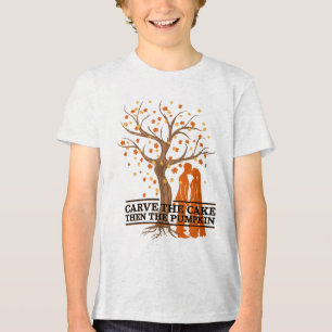 Camiseta Pumpkin Carver & Bolo De Casamento Para Bride