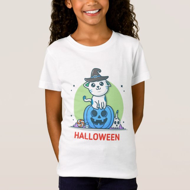 Camiseta Pumpkin Cat (Frente)