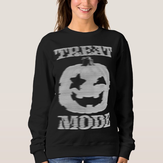Camiseta Pumpkin com Glitchy no Modo de Tratamento (Frente)
