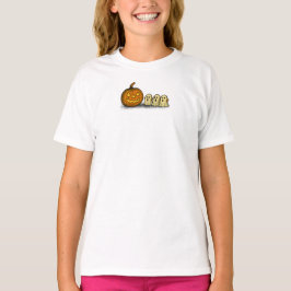 Camiseta Pumpkin com Três Fantasmas Loucos