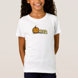 Camiseta Pumpkin com Três Fantasmas Loucos