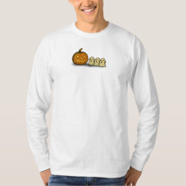 Camiseta Pumpkin com Três Fantasmas Loucos
