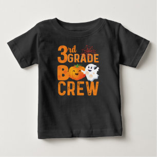 Camiseta Pumpkin Cuja Tripulação do Dia das Bruxas foi de 3