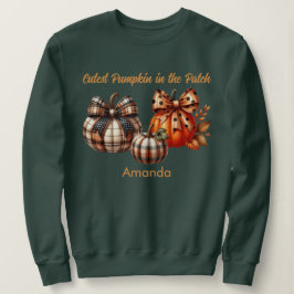 Camiseta Pumpkin da Fall Season na Patch Sweatshirt