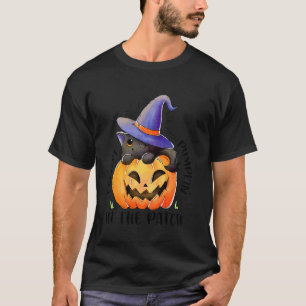 Camiseta Pumpkin De Bruxa De Gato Mais Legal No Patch Jack