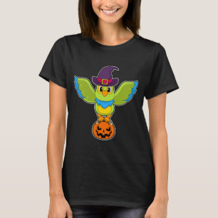 Camiseta Pumpkin de Bruxa do Papagaio-das-Bruxas