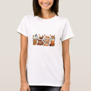 Camiseta Pumpkin de Café de outono
