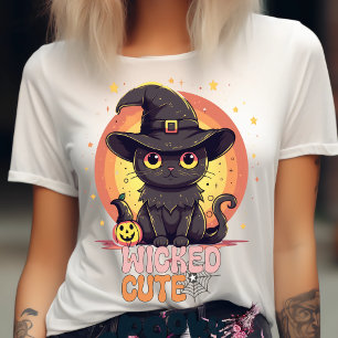 Camiseta Pumpkin de outono de Horte Negro e Bonito