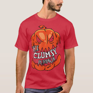 Camiseta Pumpkin desajeitado do Dia das Bruxas do Grupo Fam
