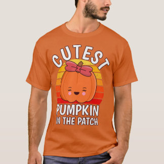 Camiseta Pumpkin do Dia das Bruxas no Patch