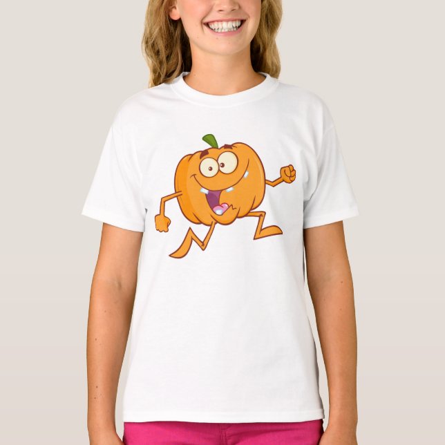 Camiseta Pumpkin em Execução (Frente)