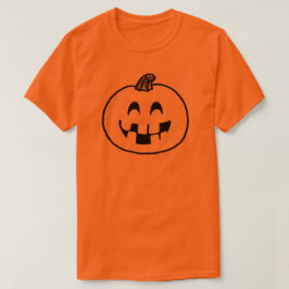 Camiseta Pumpkin Emoji sorri jack halloween ou lanterna gri