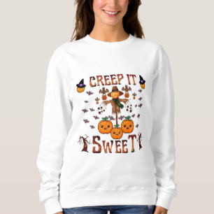 Camiseta Pumpkin espantalho kawaii halloween arte de outono