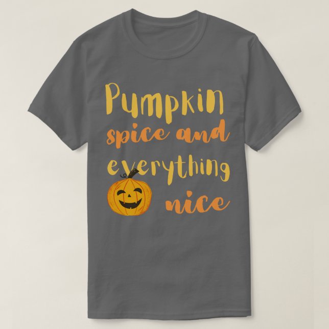 Camiseta Pumpkin especiaria e tudo bem (Frente do Design)