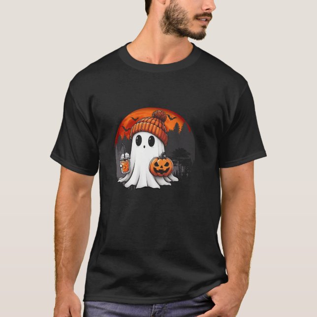 Camiseta Pumpkin especiarias amantes do macaco (Frente)