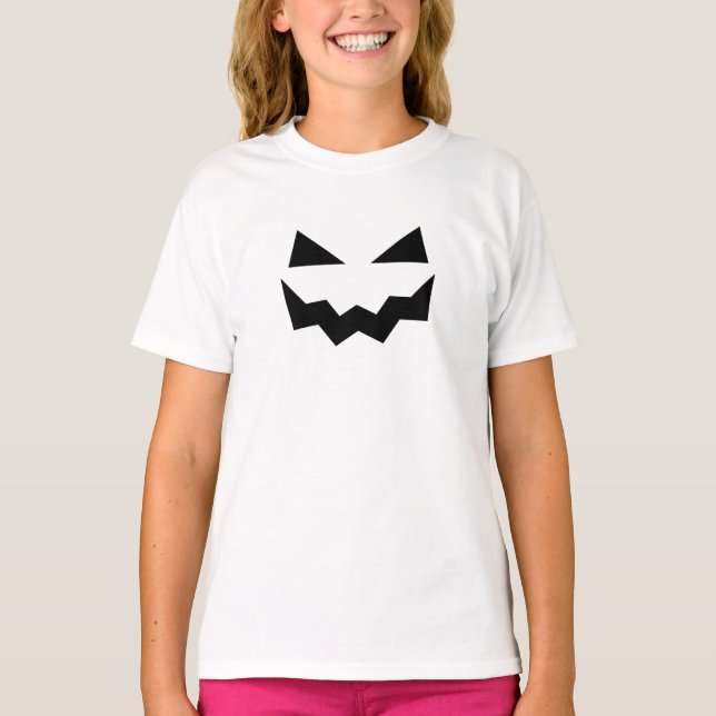 Camiseta Pumpkin Face Halloween (Frente)
