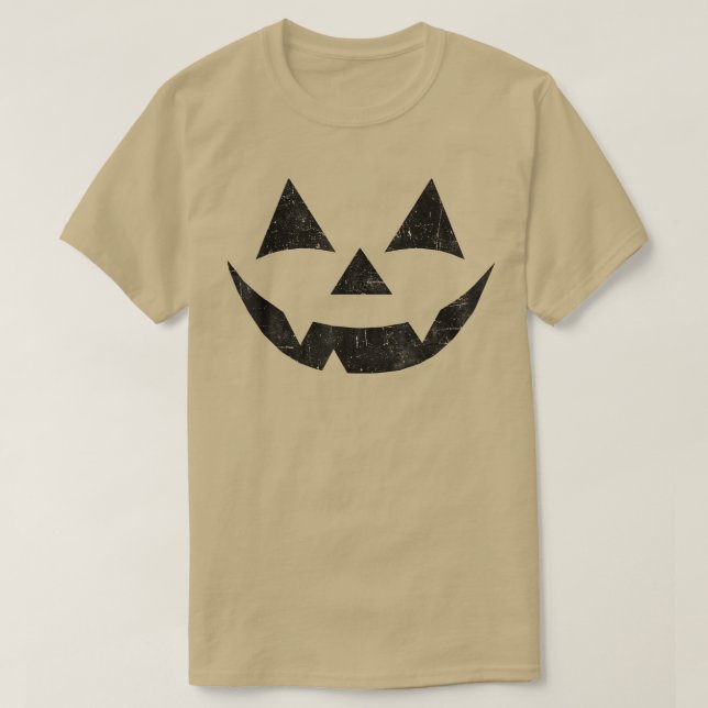 Camiseta Pumpkin Face Halloween (Frente do Design)