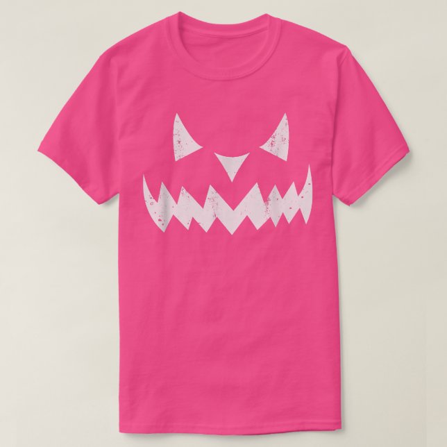 Camiseta Pumpkin Face JACK O' LANTERN Halloween Trick or Tr (Frente do Design)